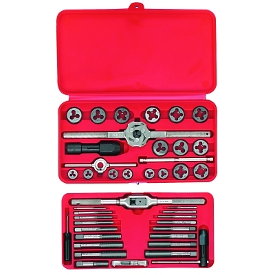 SET TAP&DIE 41PC HEX HANSON